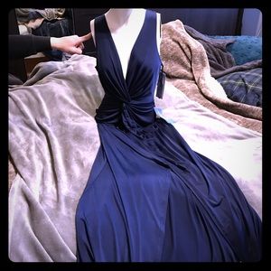 Maria Bonita navy blue dress
